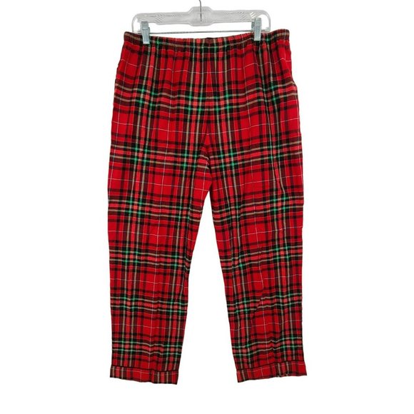 Wondershop NWT Women's Pajama Set Red Plaid Size  M - Picture 15 of 16